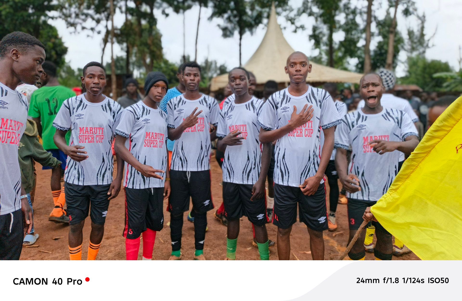 Youth football training in Nairobi